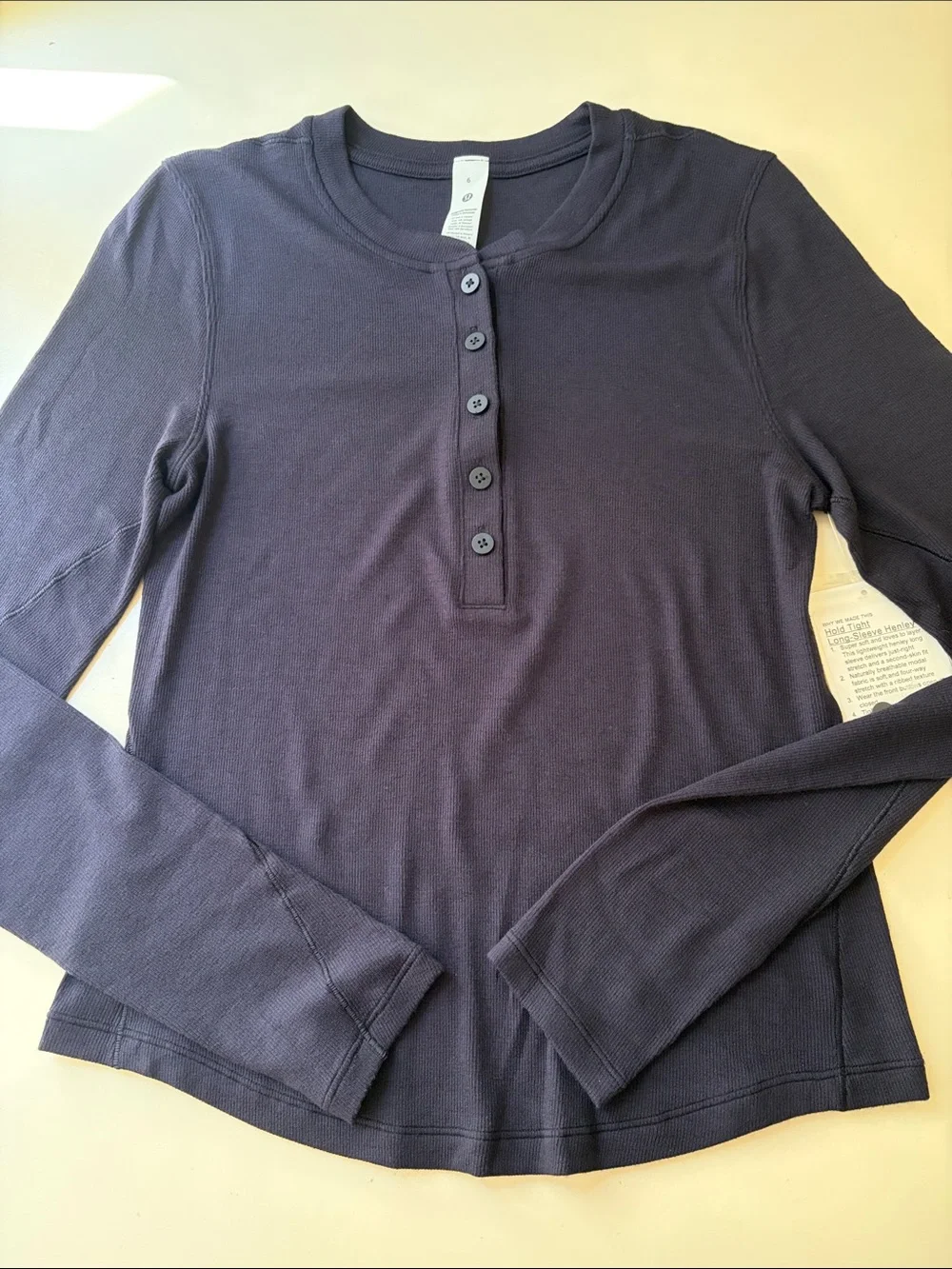 Lululemon Hold Tight Henley Tee